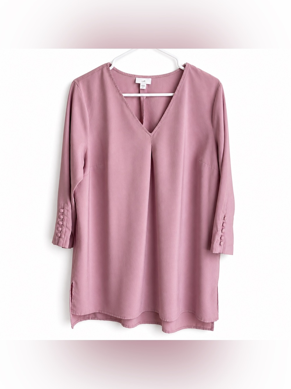 J. Jill Pink Tunic Blouse Size M